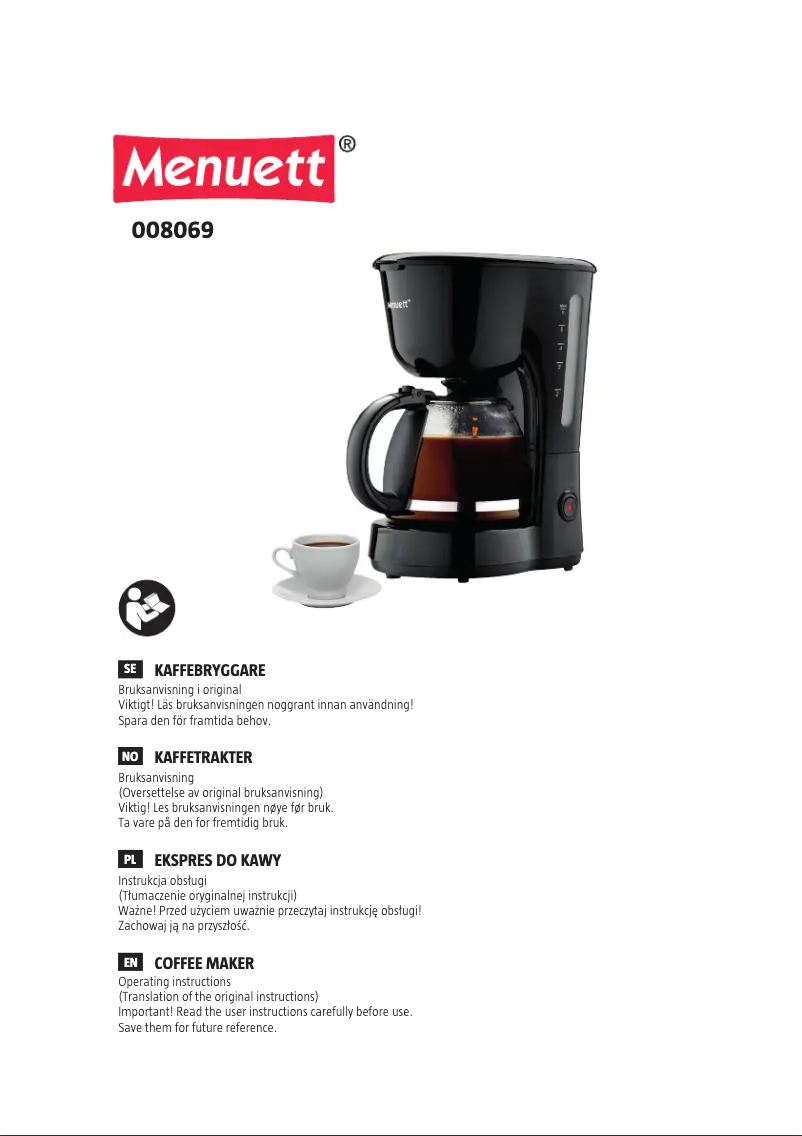 Imagen de la primera página del manual del dispositivo 008-069