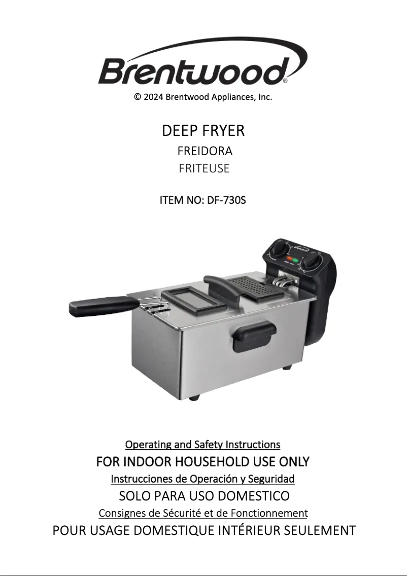 Imagen de la primera página del manual del dispositivo DF-730S