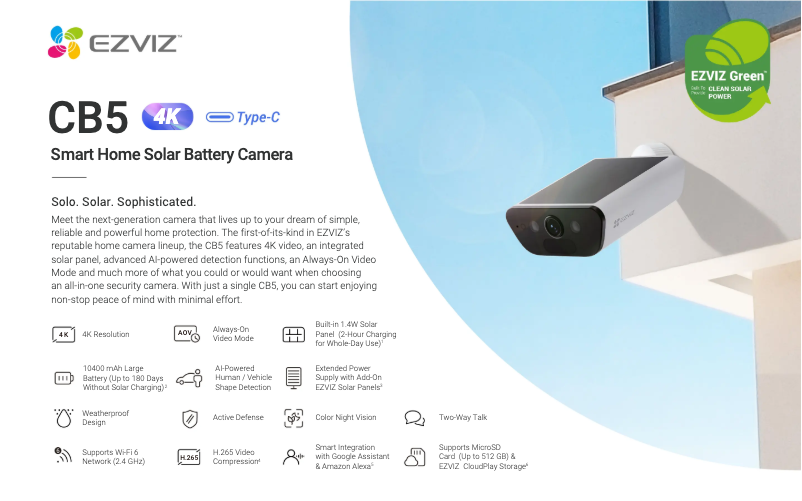 Imagen de la primera página del manual del dispositivo CB5 4K