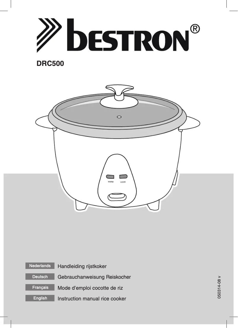 Imagen de la primera página del manual del dispositivo DRC500