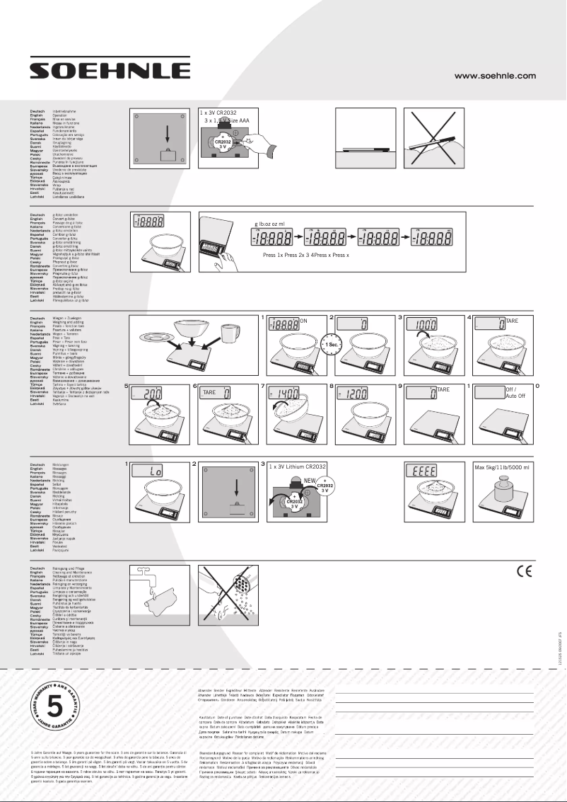 Imagen de la primera página del manual del dispositivo Level 66200