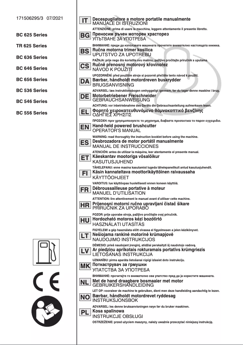 Página 1 del manual Manual de usuario Stiga SBC 646 D