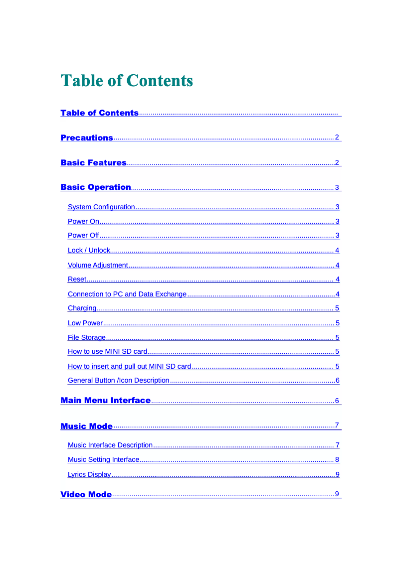 Página 1 del manual Manual de usuario Naxa NMV-155