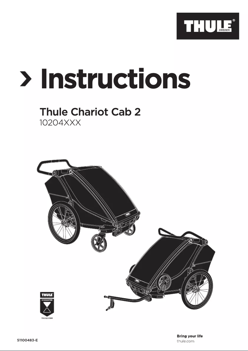 Imagen de la primera página del manual del dispositivo Chariot Cab