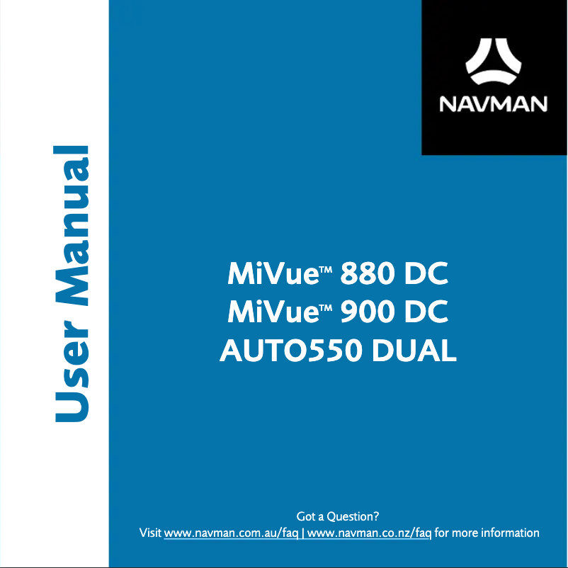 Página 1 del manual Manual de usuario Navman AUTO550 DUAL