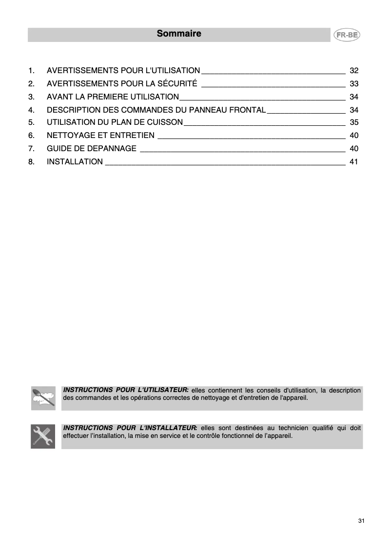 Imagen de la primera página del manual del dispositivo SE2733ID1