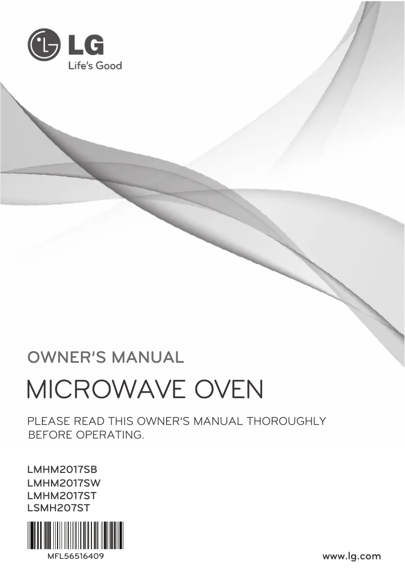 Página 1 del manual Manual de usuario LG LMHM2017SB