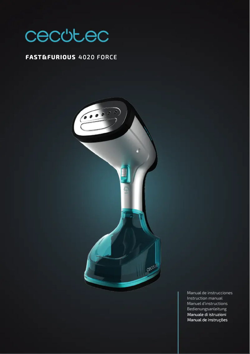 Página 1 del manual Manual de usuario Cecotec Fast&Furious 4020 Force