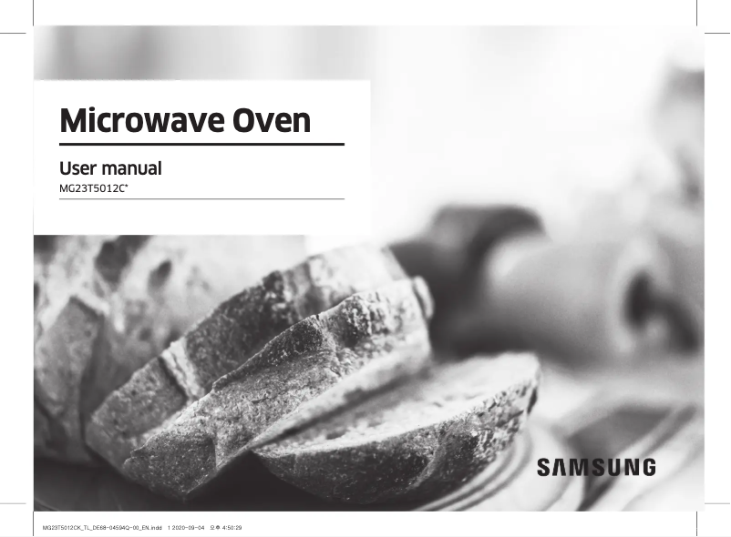 Imagen de la primera página del manual del dispositivo MG23T5012CP