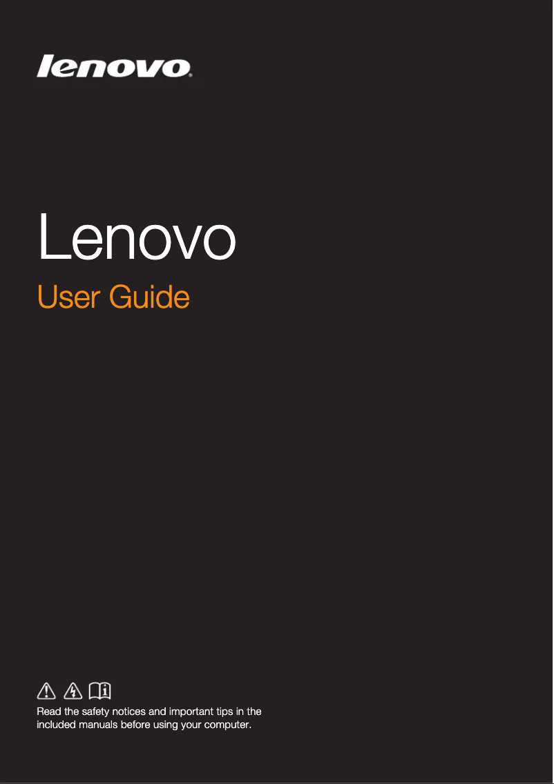 Página nº 1 - Manual de usuario Lenovo B5400