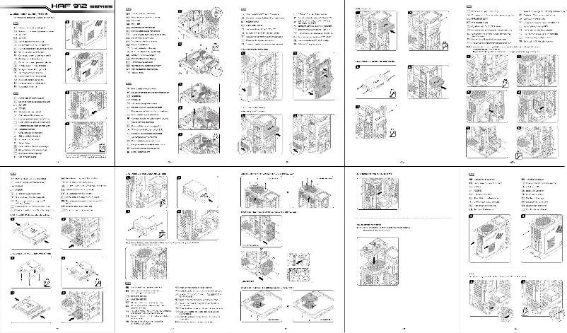 Página 1 del manual Manual de usuario Cooler Master HAF 912 Advanced