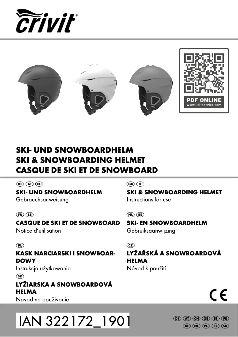 Imagen de la primera página del manual del dispositivo IAN 322172