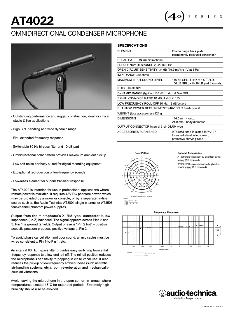 Imagen de la primera página del manual del dispositivo AT4022