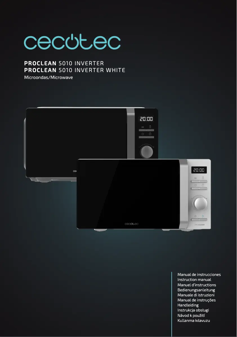 Imagen de la primera página del manual del dispositivo Proclean 5010 Inverter