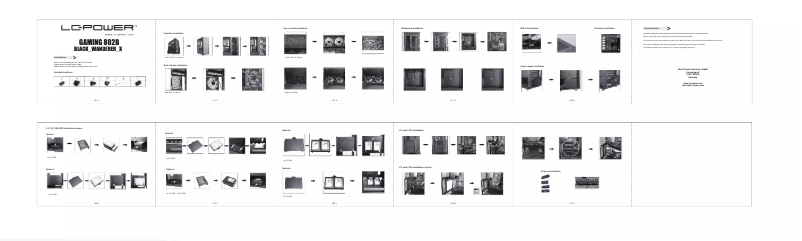 Página nº 1 - Manual de usuario LC-Power Gaming 802B