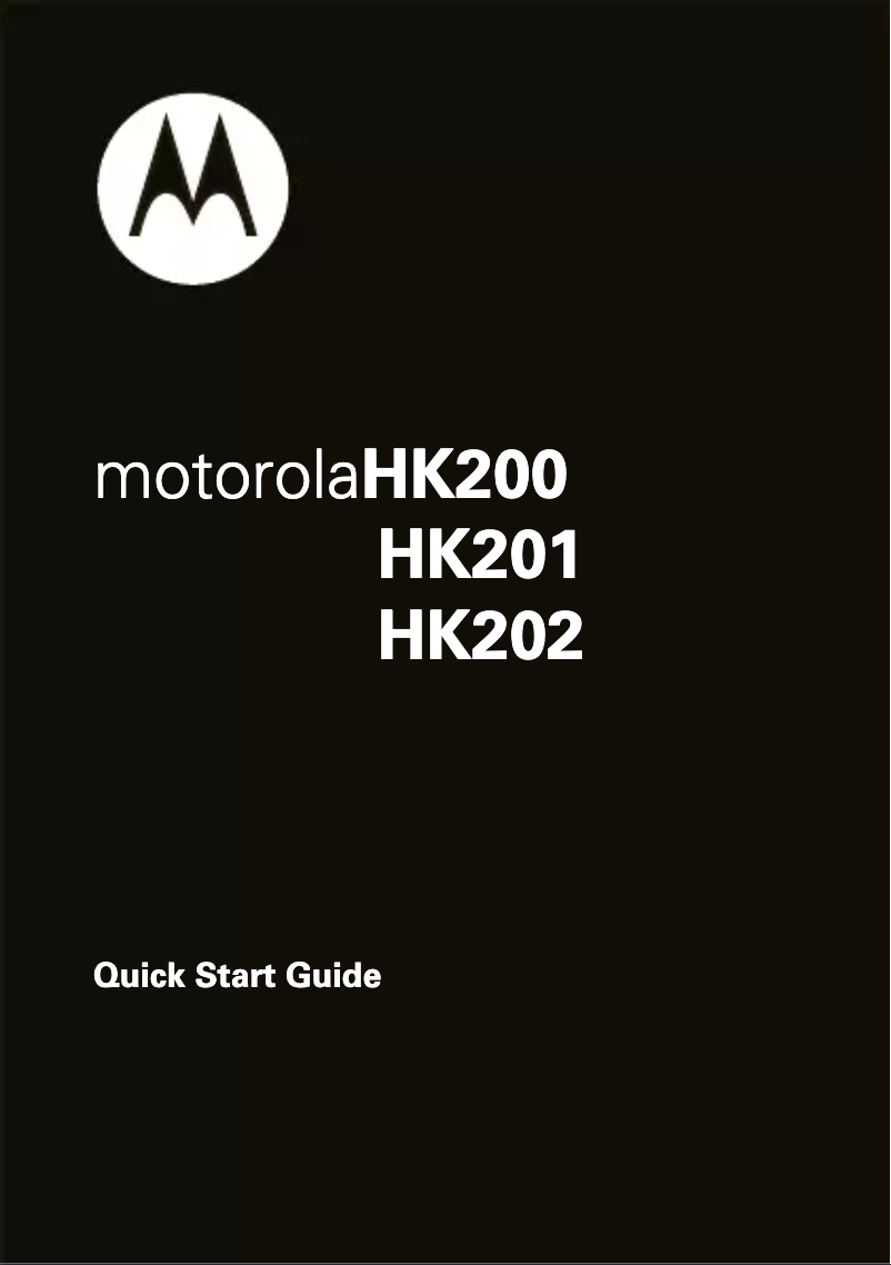 Imagen de la primera página del manual del dispositivo HK200