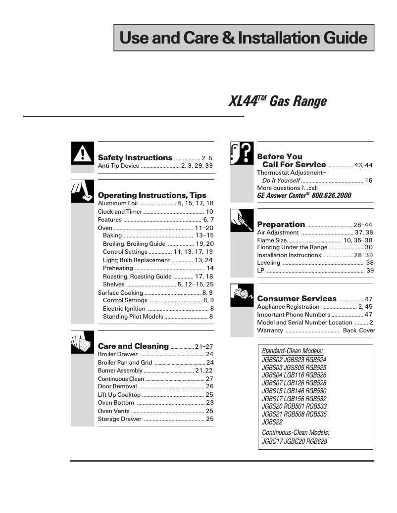 Página nº 1 - Manual de uso y mantenimiento RCA LGB146BEAWH