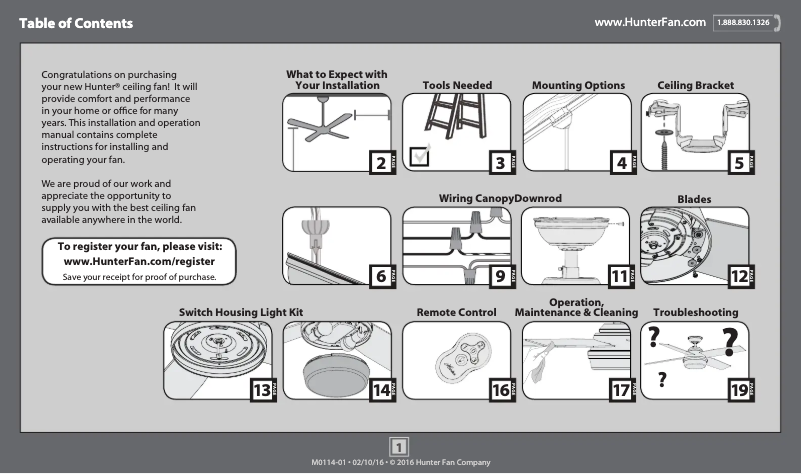 Página 1 del manual Manual de usuario Hunter Dempsey