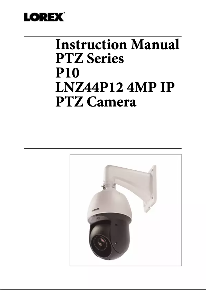 Imagen de la primera página del manual del dispositivo LNZ44P12B