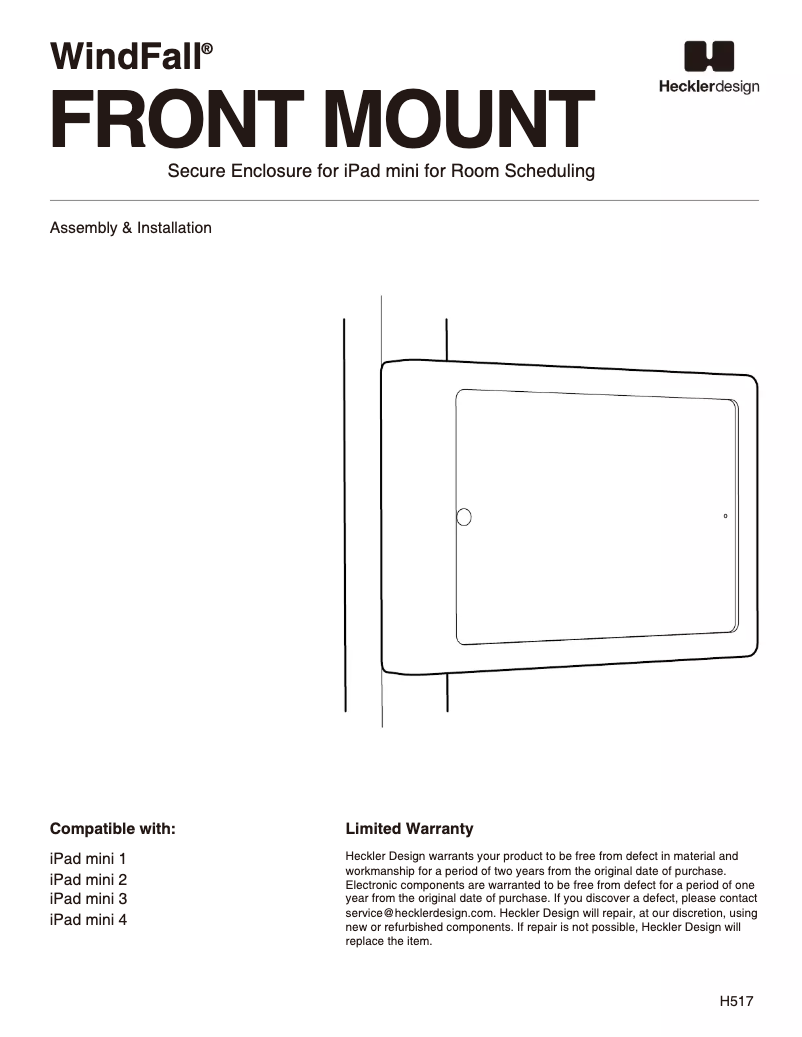 Página 1 del manual Manual de usuario WindFall H517-BG