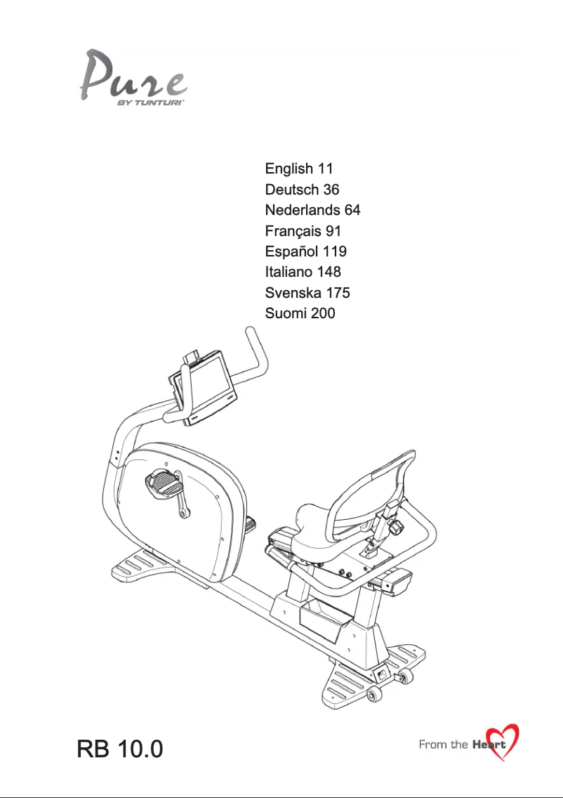 Imagen de la primera página del manual del dispositivo Pure 10.0