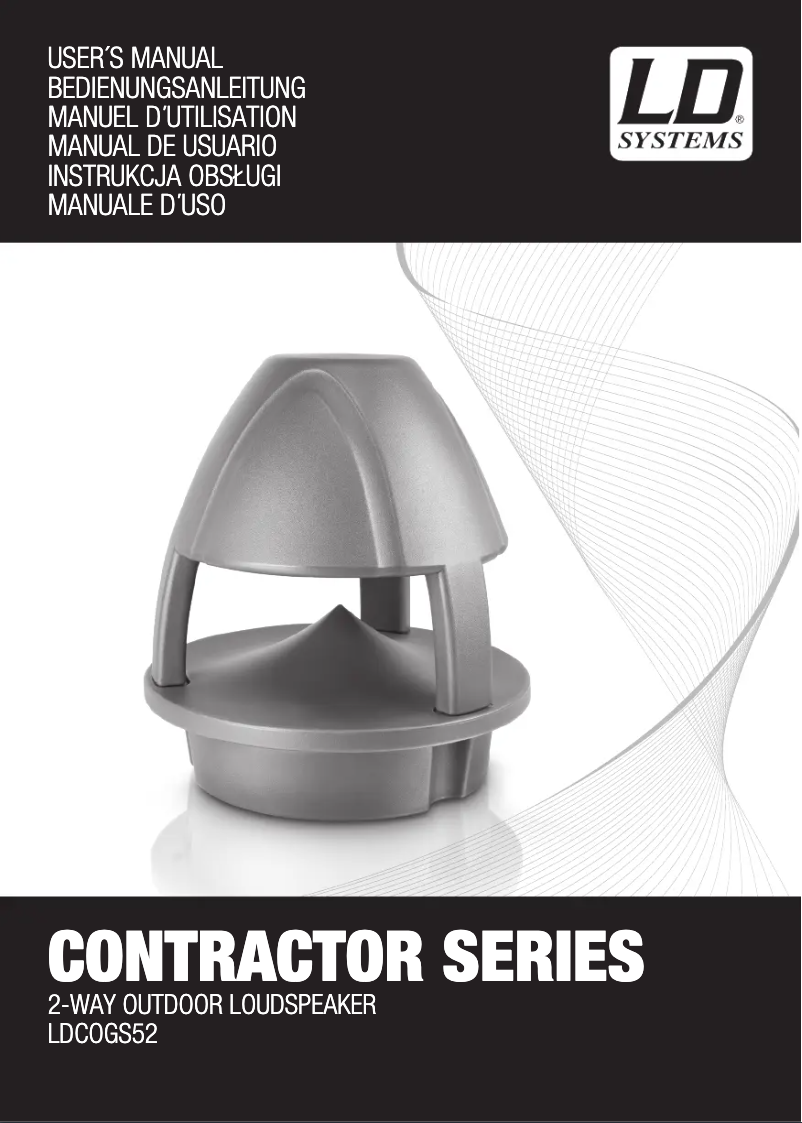 Imagen de la primera página del manual del dispositivo COGS 52