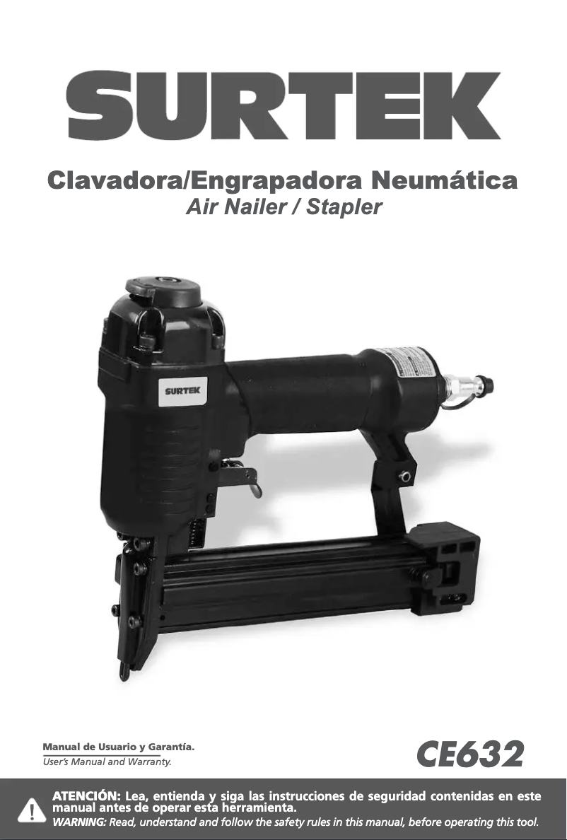 Página 1 del manual Manual de usuario Surtek CE632