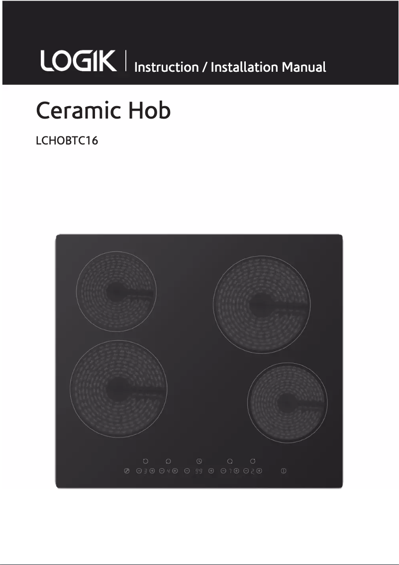 Imagen de la primera página del manual del dispositivo LCHOBTC16