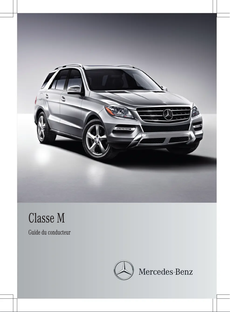 Página 1 del manual Manual de usuario Mercedes-Benz M-Class (2012)