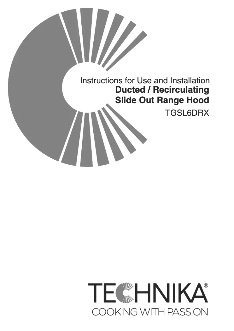 Imagen de la primera página del manual del dispositivo TGSL6DRX