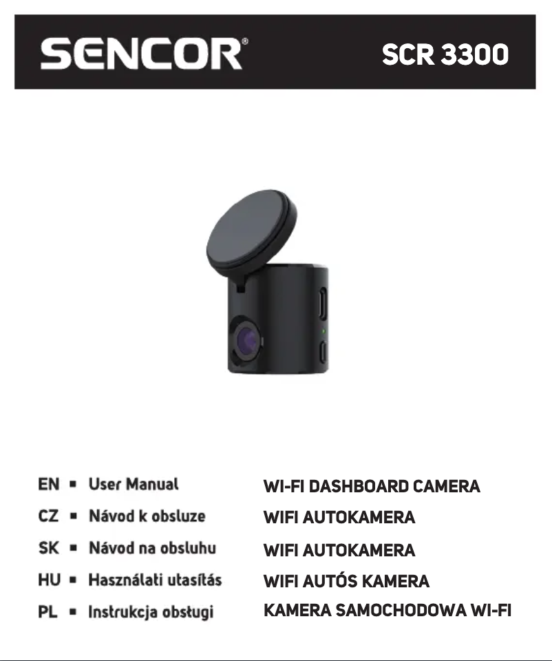 Página 1 del manual Manual de usuario Sencor SCR 3300