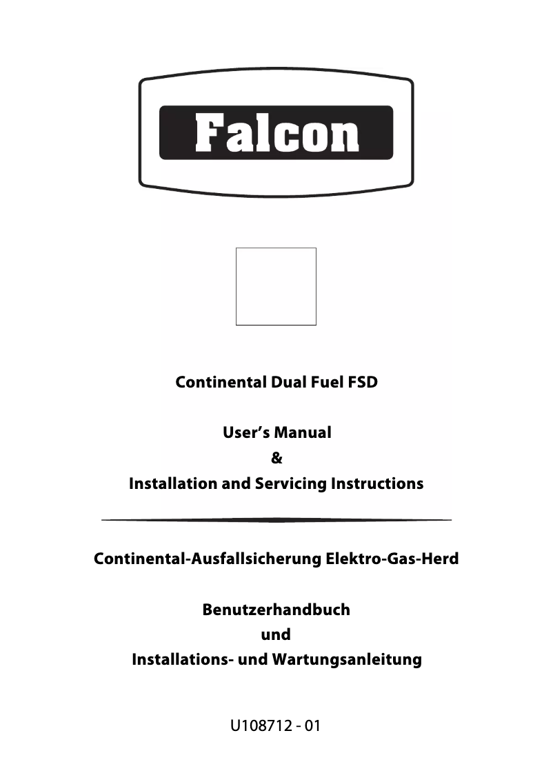 Página 1 del manual Manual de usuario Falcon 1092 Continental De Luxe
