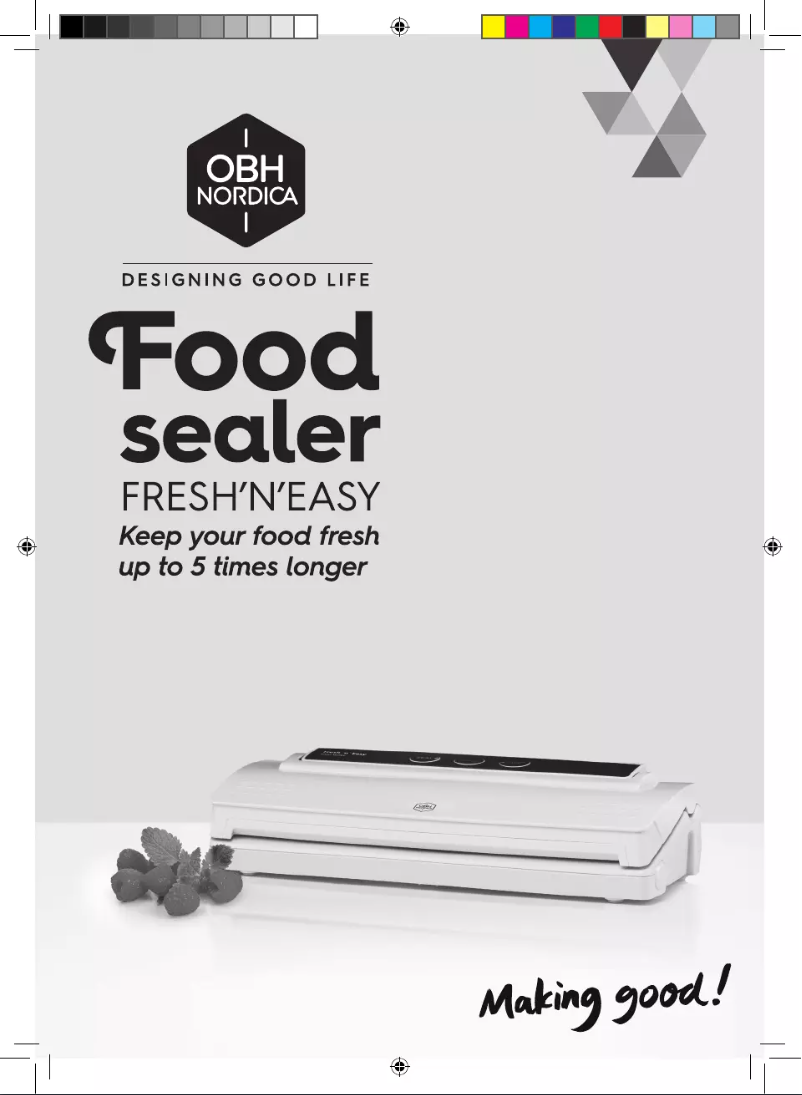Página nº 1 - Manual de usuario OBH Nordica Fresh 'n Easy 7950