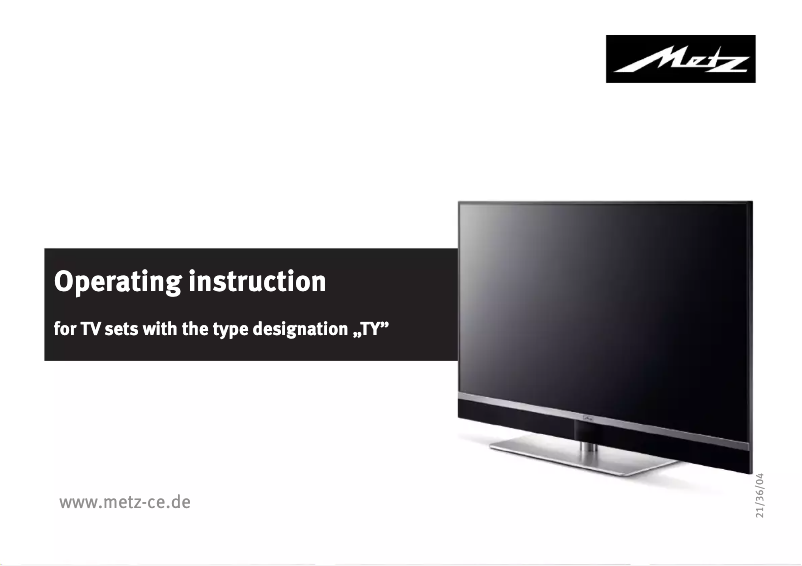 Página 1 del manual Manual de usuario Metz Calea 49TY62