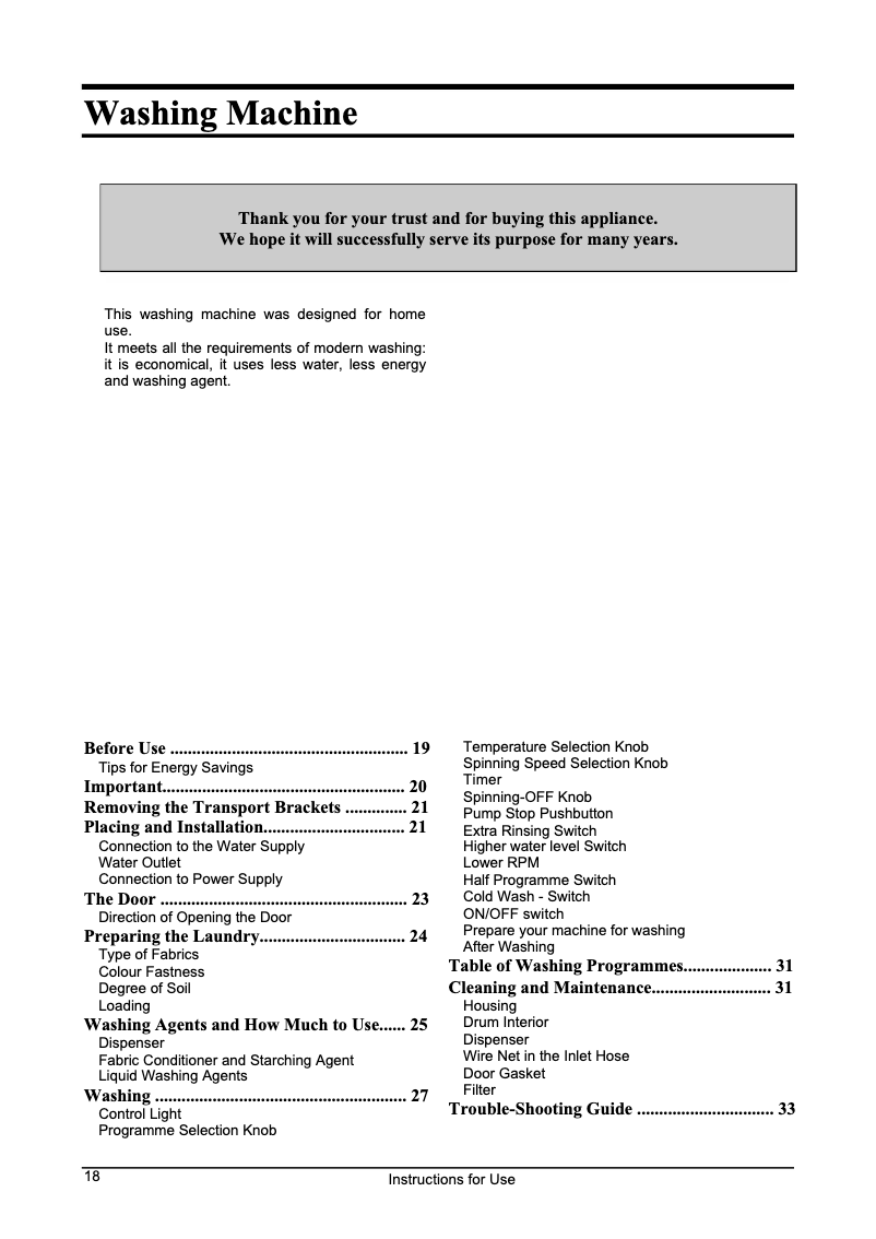 Imagen de la primera página del manual del dispositivo WA1042