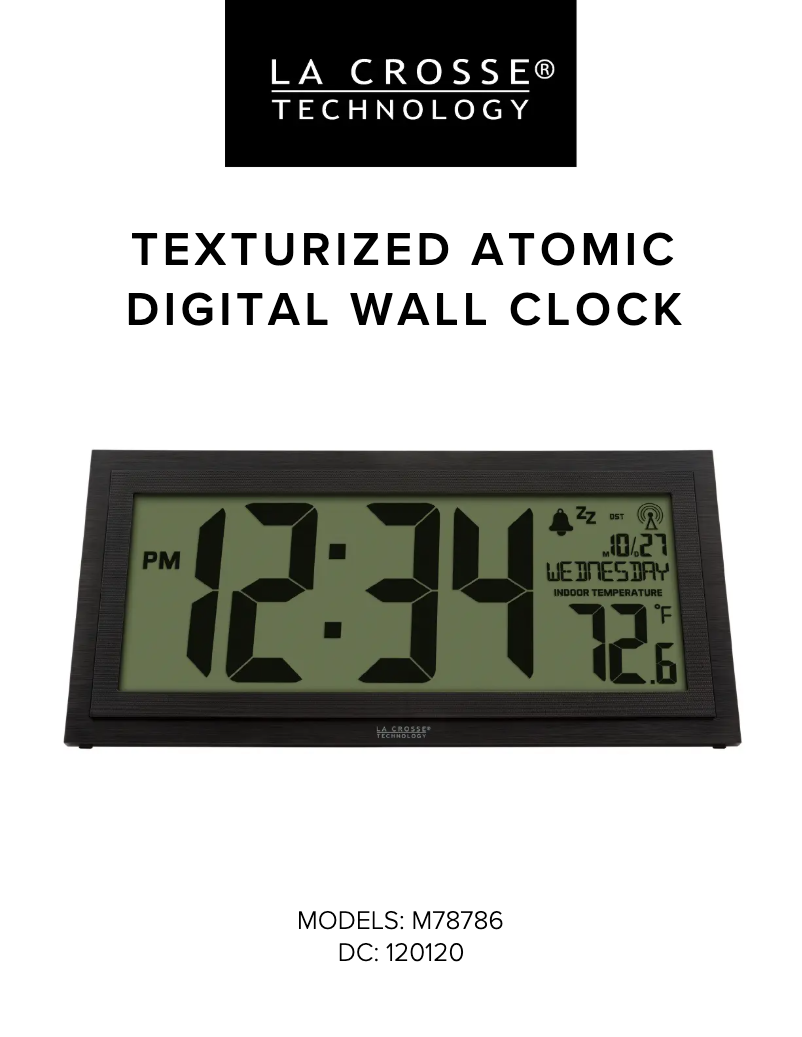 Imagen de la primera página del manual del dispositivo M78786