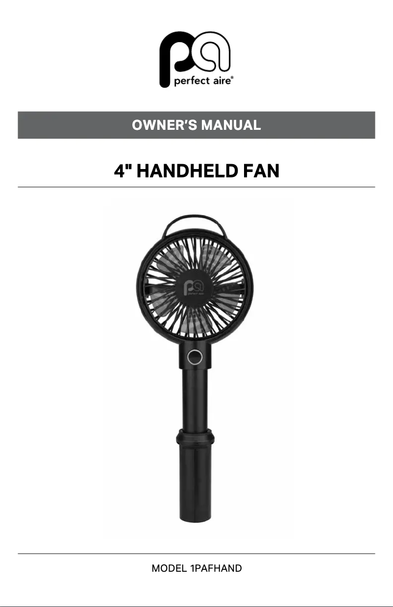 Imagen de la primera página del manual del dispositivo 1PAFHAND