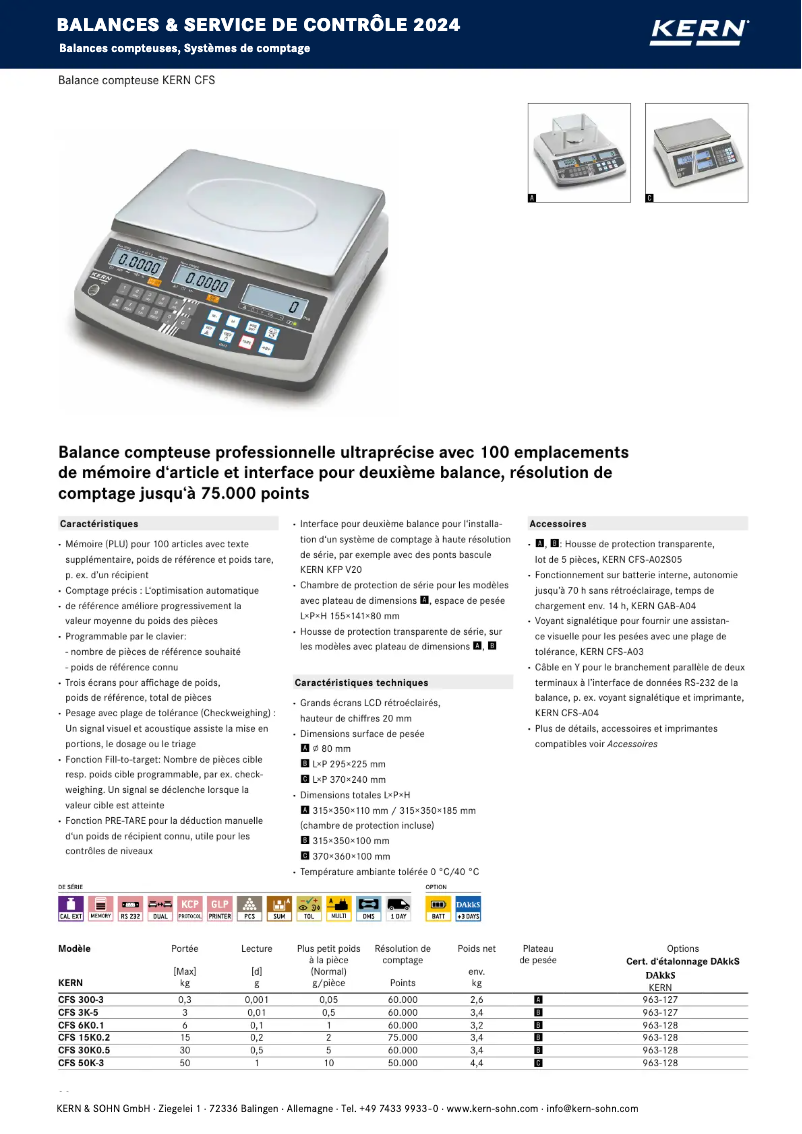 Imagen de la primera página del manual del dispositivo CFS 30K0.5