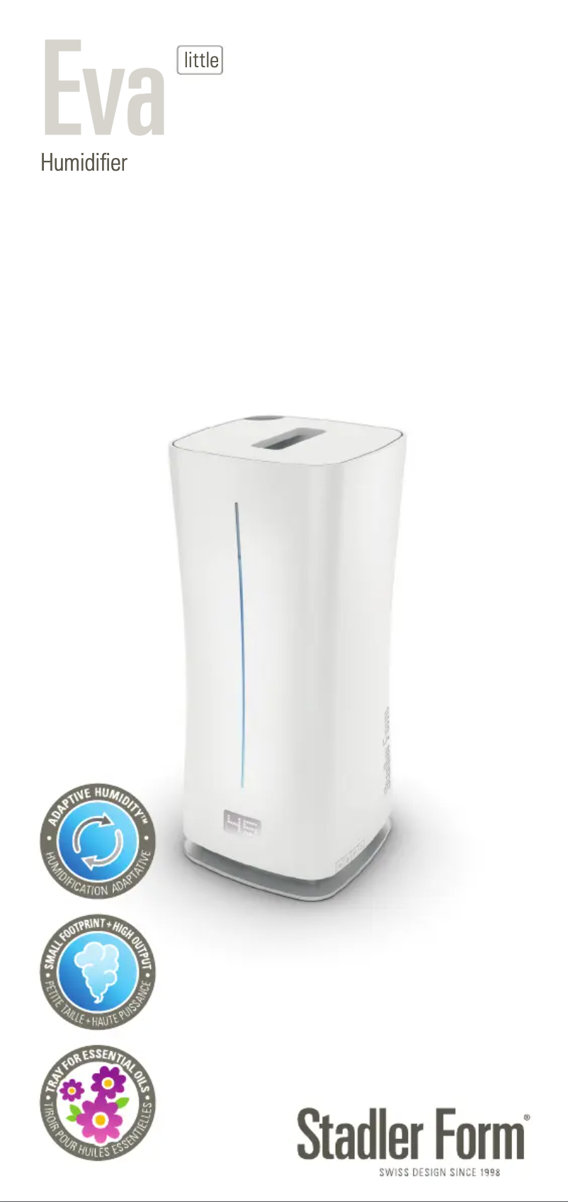 Imagen de la primera página del manual del dispositivo Eva Little