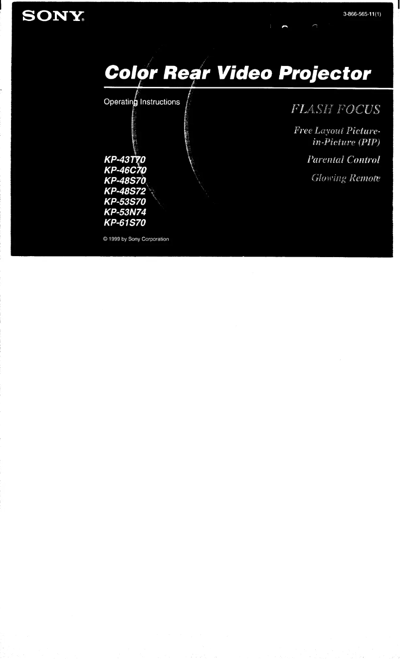 Imagen de la primera página del manual del dispositivo KP-61S70