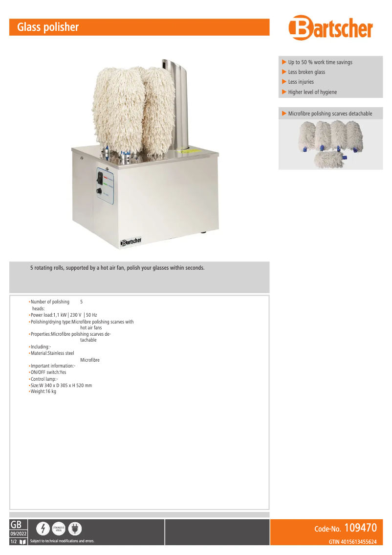 Imagen de la primera página del manual del dispositivo 109470