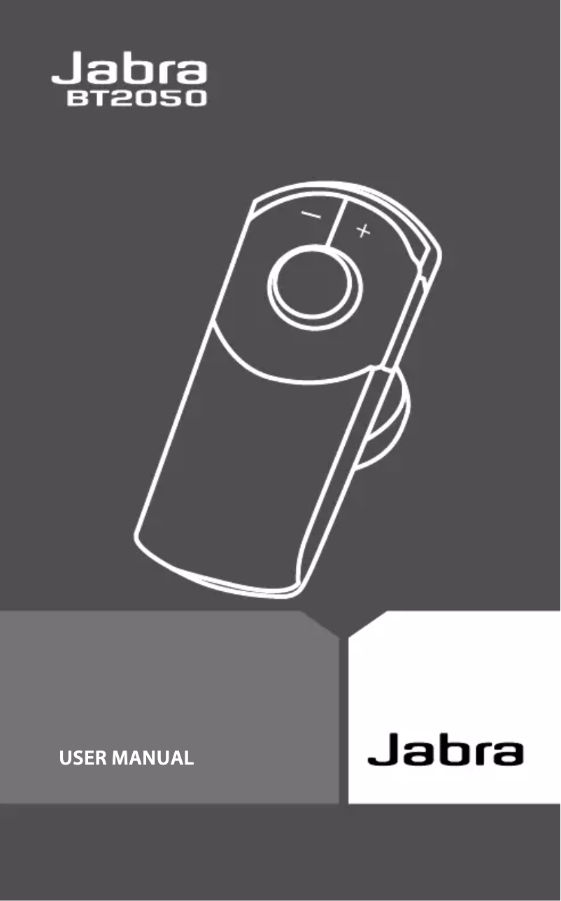 Página 1 del manual Manual de usuario Jabra BT2050