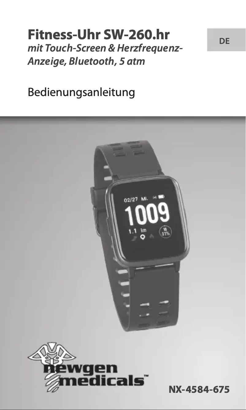 Imagen de la primera página del manual del dispositivo SW-260.hr