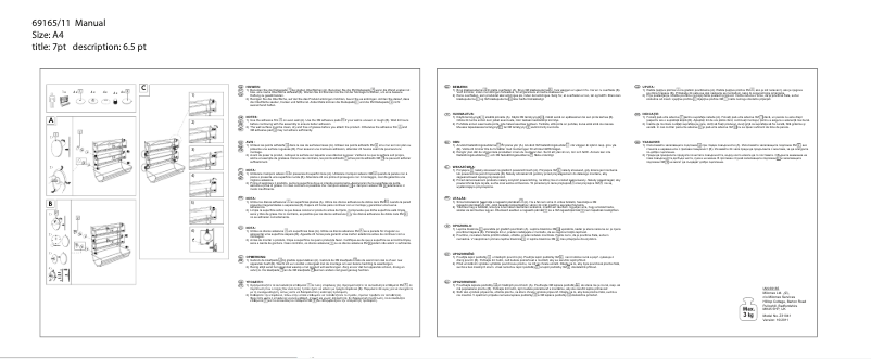 Imagen de la primera página del manual del dispositivo IAN 069165