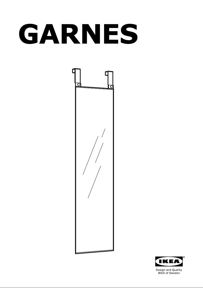 Página 1 del manual Manual de usuario Ikea GARNES