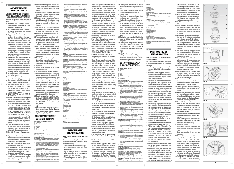 Página 1 del manual Manual de usuario Ariete Party Time 643