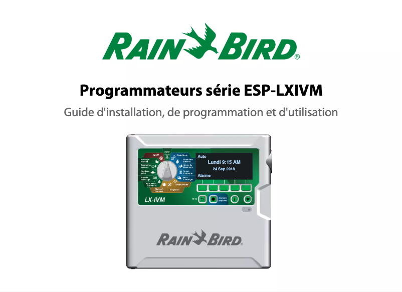 Página nº 1 - Manual de usuario Rain Bird ESP-LXIVM