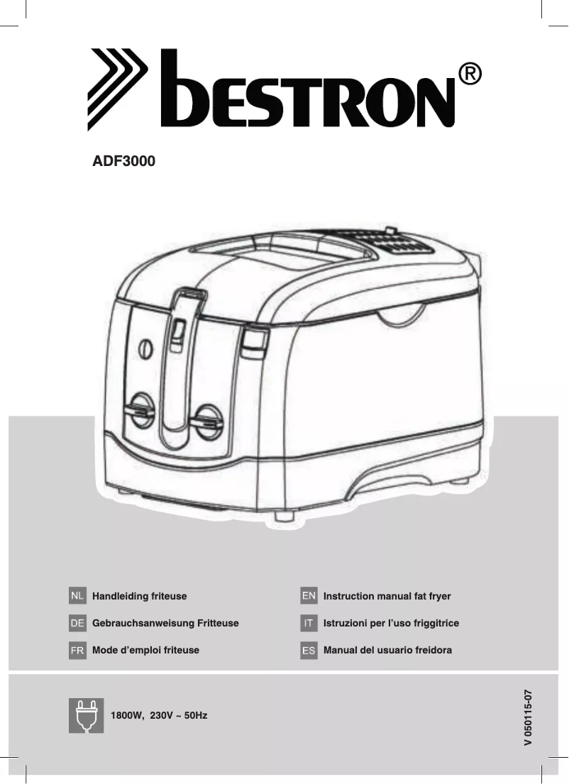 Imagen de la primera página del manual del dispositivo ADF3000