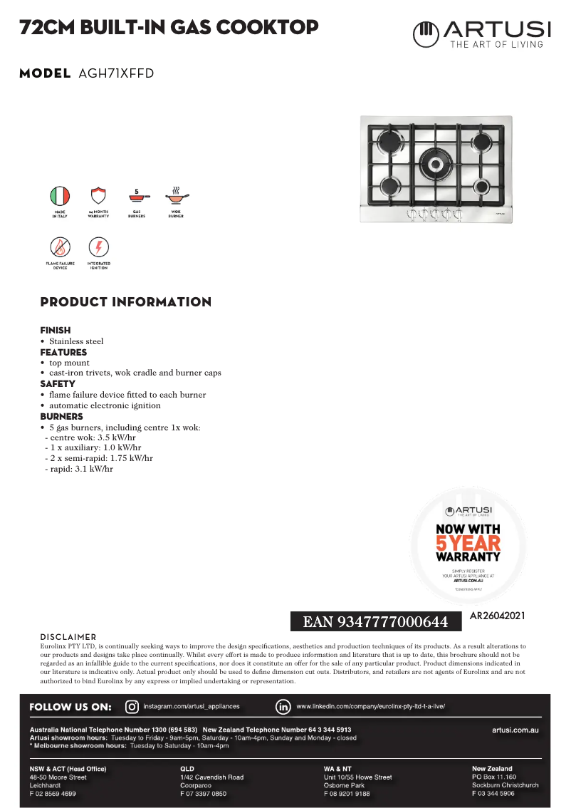 Imagen de la primera página del manual del dispositivo AGH71XFFD