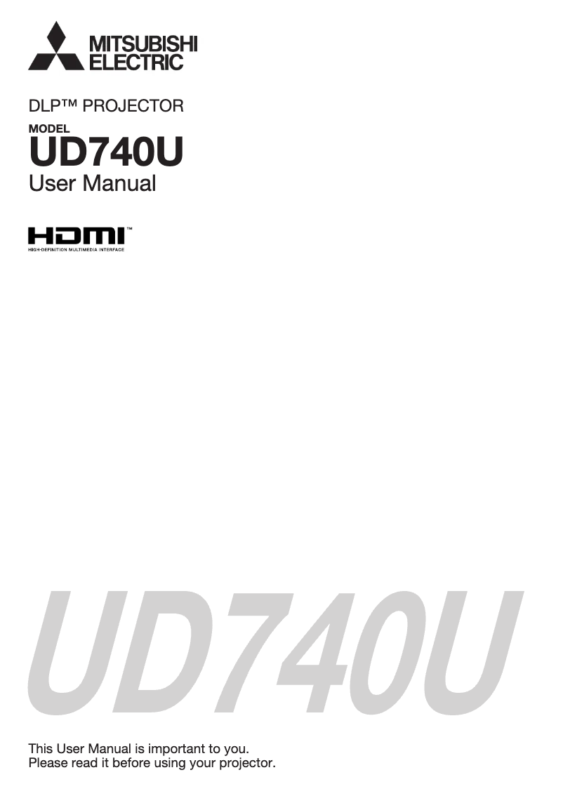 Imagen de la primera página del manual del dispositivo UD740U